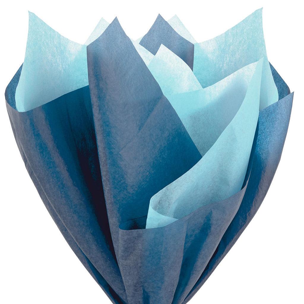 Hallmark  Navy and Aqua 2-Pack Tissue Paper, 8 sheets