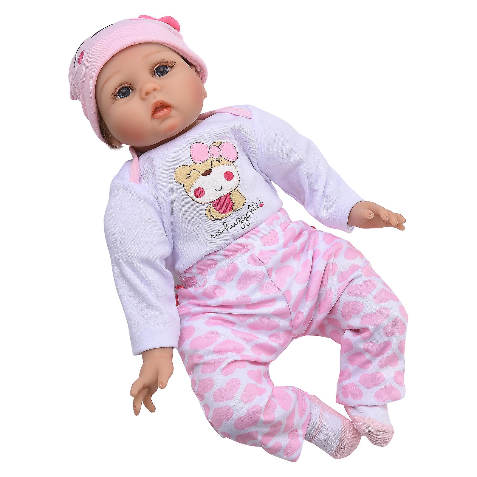 Simulated Baby Rebirth Doll Girl 55cm (implanted Hair Style)