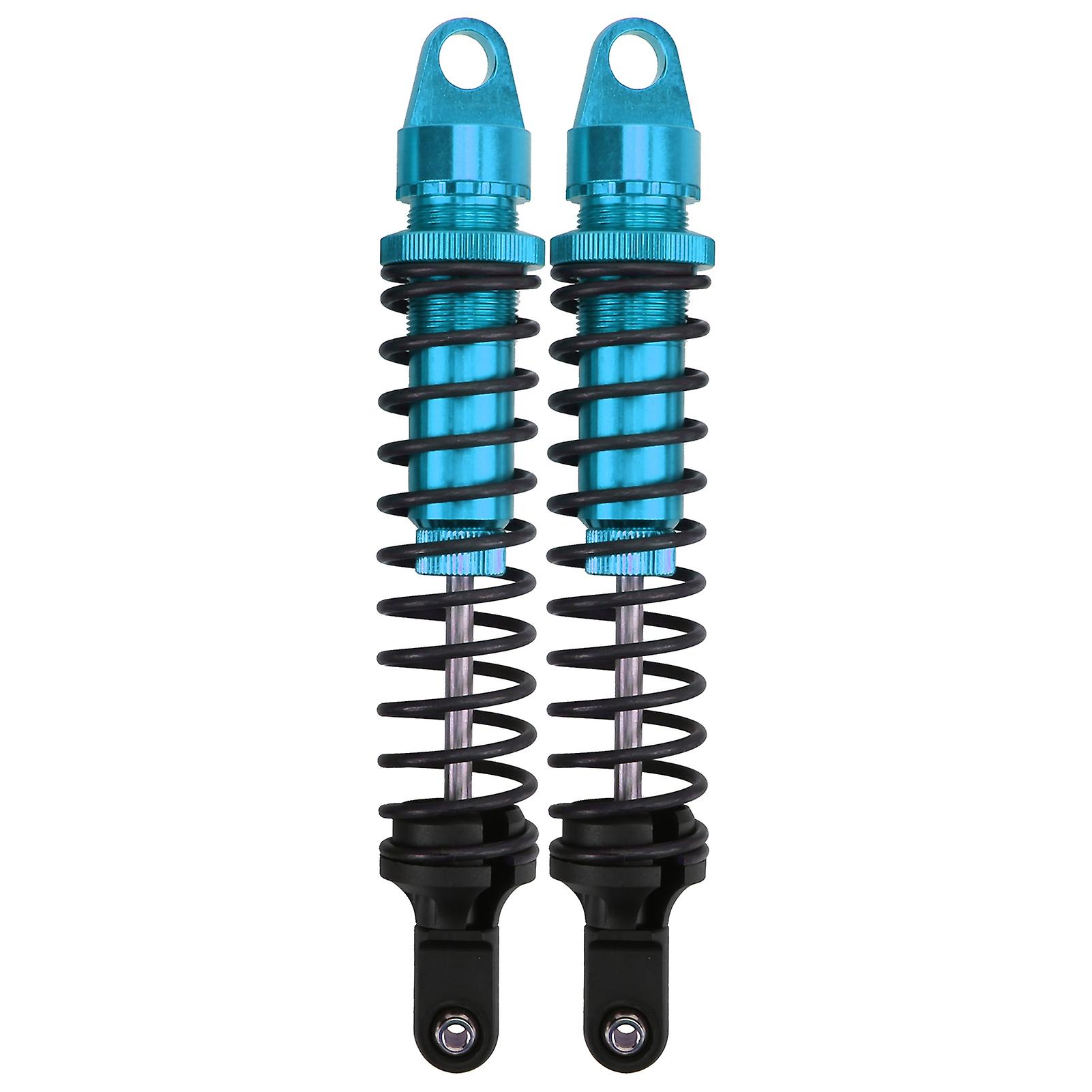 2pcs 188mm Rc Aluminium Shock Absorber Damper For Hsp 94050 1/5 Rc Gasoline Offroad Carsblue