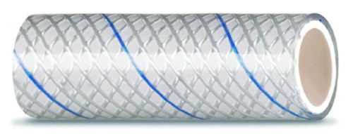 Seachoice 23561 Clear Reinforced PVC Tubing w/Blue...