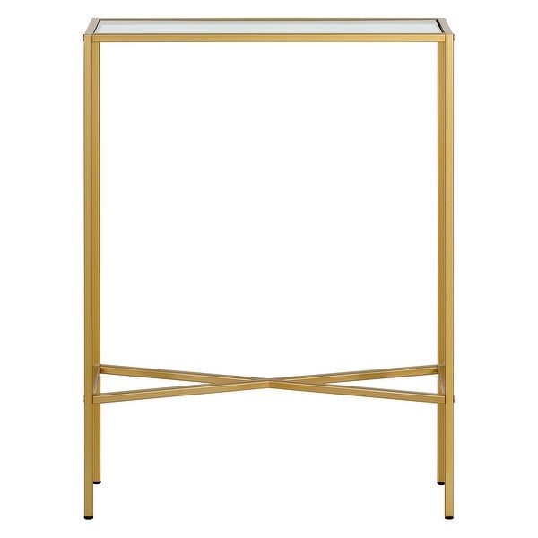 Henley 22'' Wide Rectangular Console Table with Glass Top