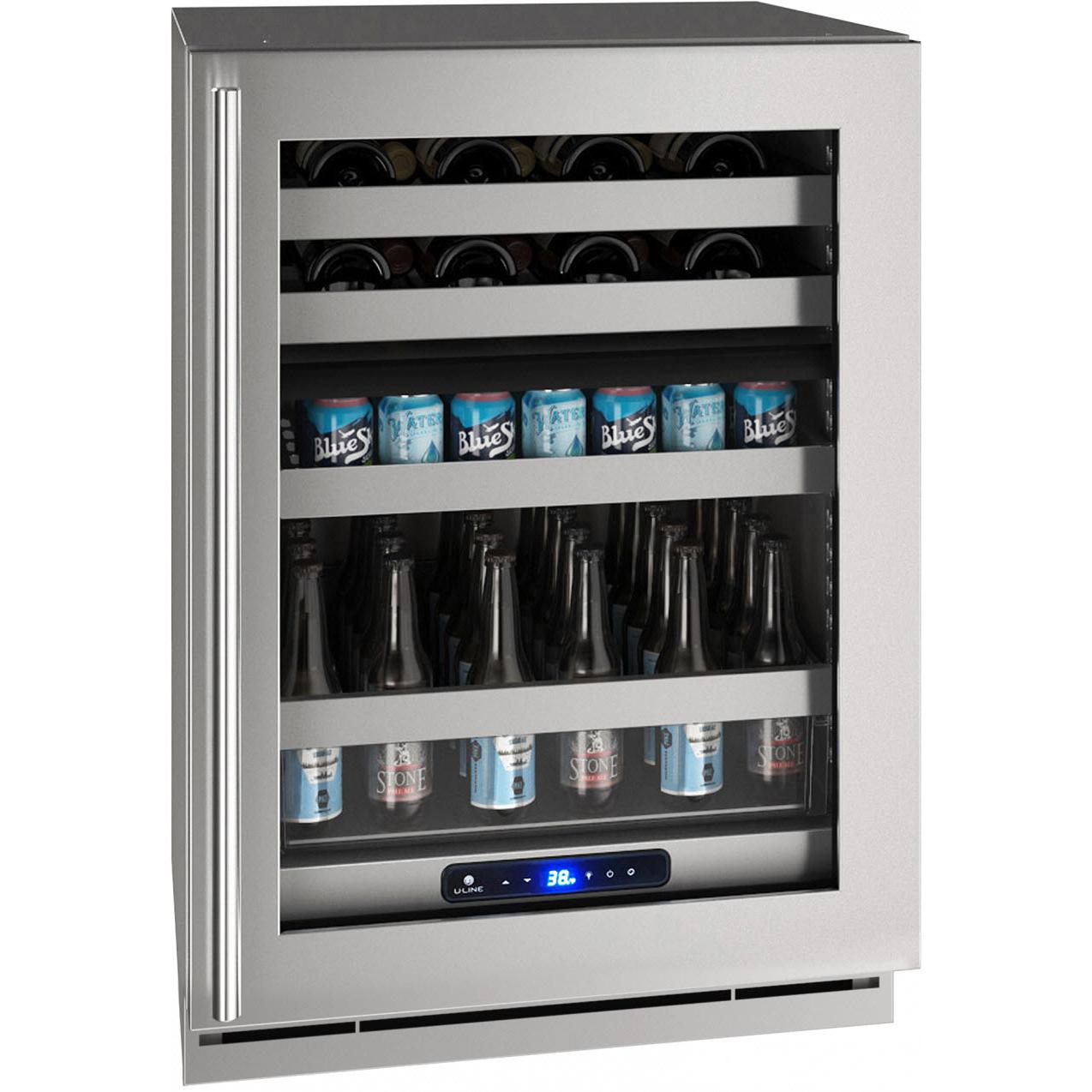 U-Line 5.1 cu.ft. Freestanding 5 Class Series Beverage Center UHBD524-SG41A