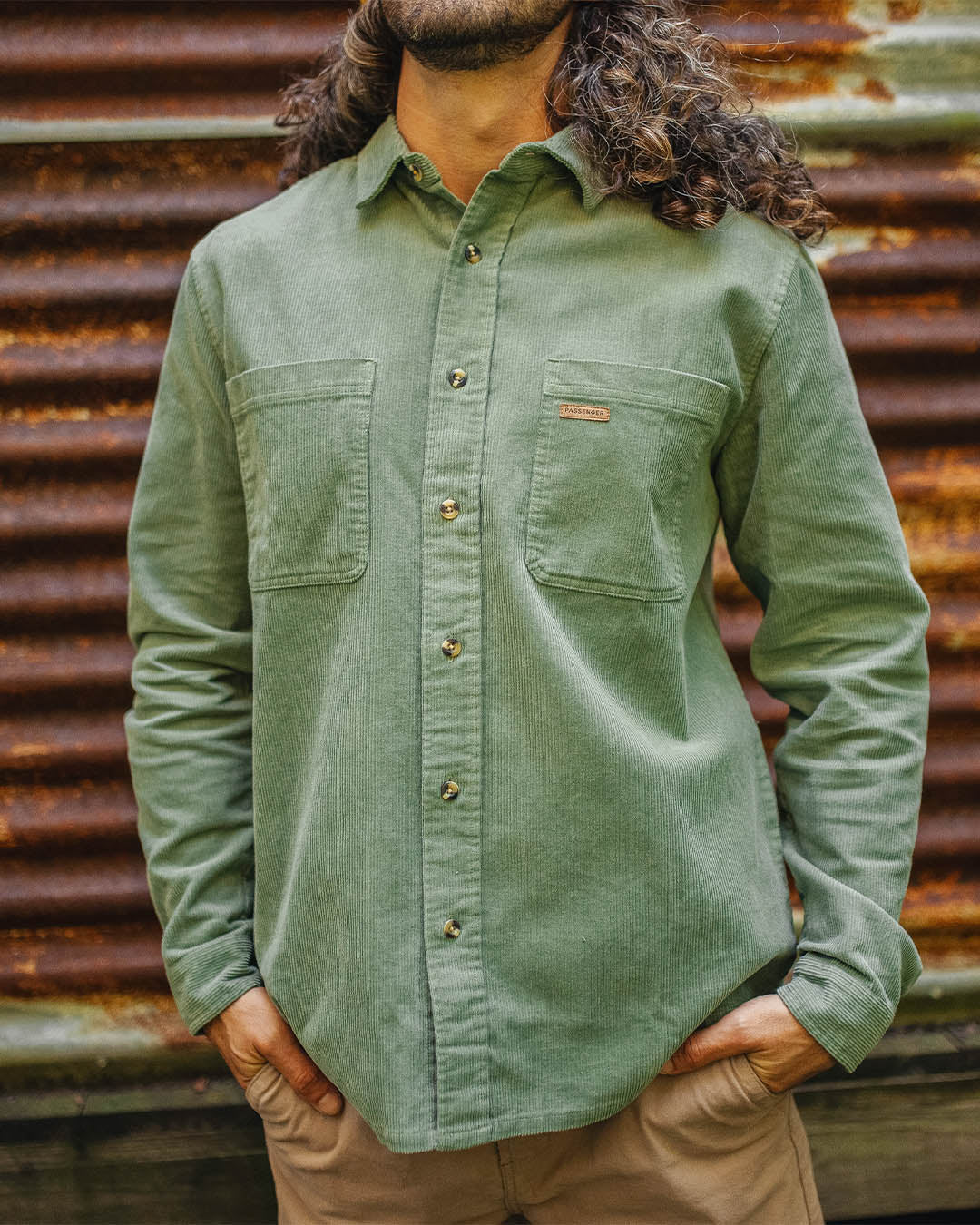 Backcountry Cord Shirt - Pistachio