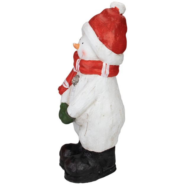 White And Red Snowman Christmas Tabletop Decoration