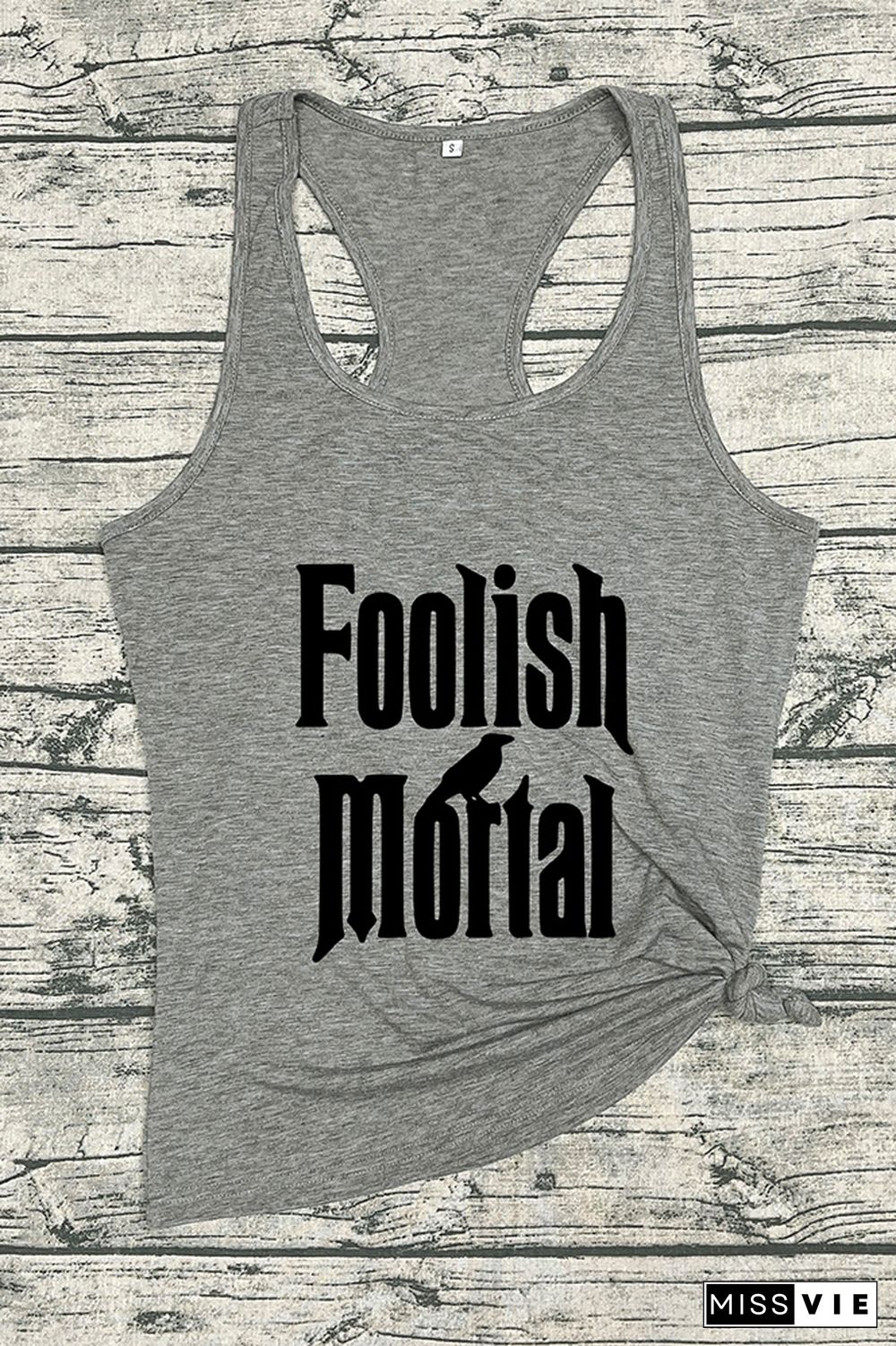 Foolish Mortal Sleeveless Tank Top Wholesale