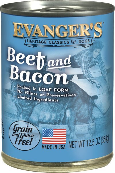 Evanger's Classic Recipes Beef and Bacon Grain-Free Canned Dog Food