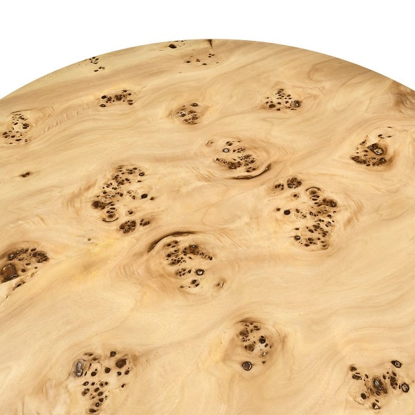 Modern Round Tree Burls Wood Coffee Table - 35