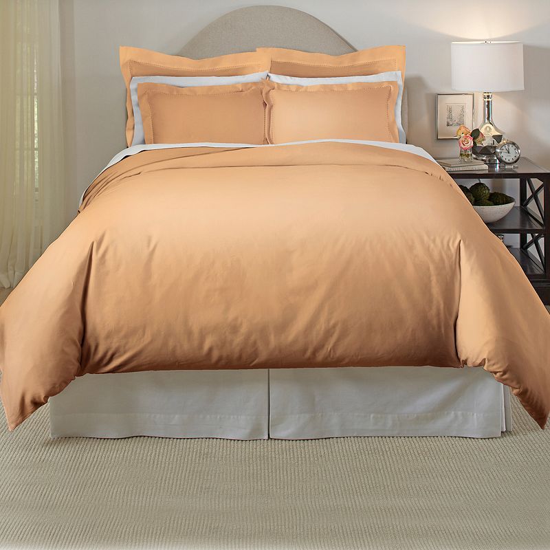 Pointehaven 3-piece 620 Thread Count Cotton Duvet Cover Set