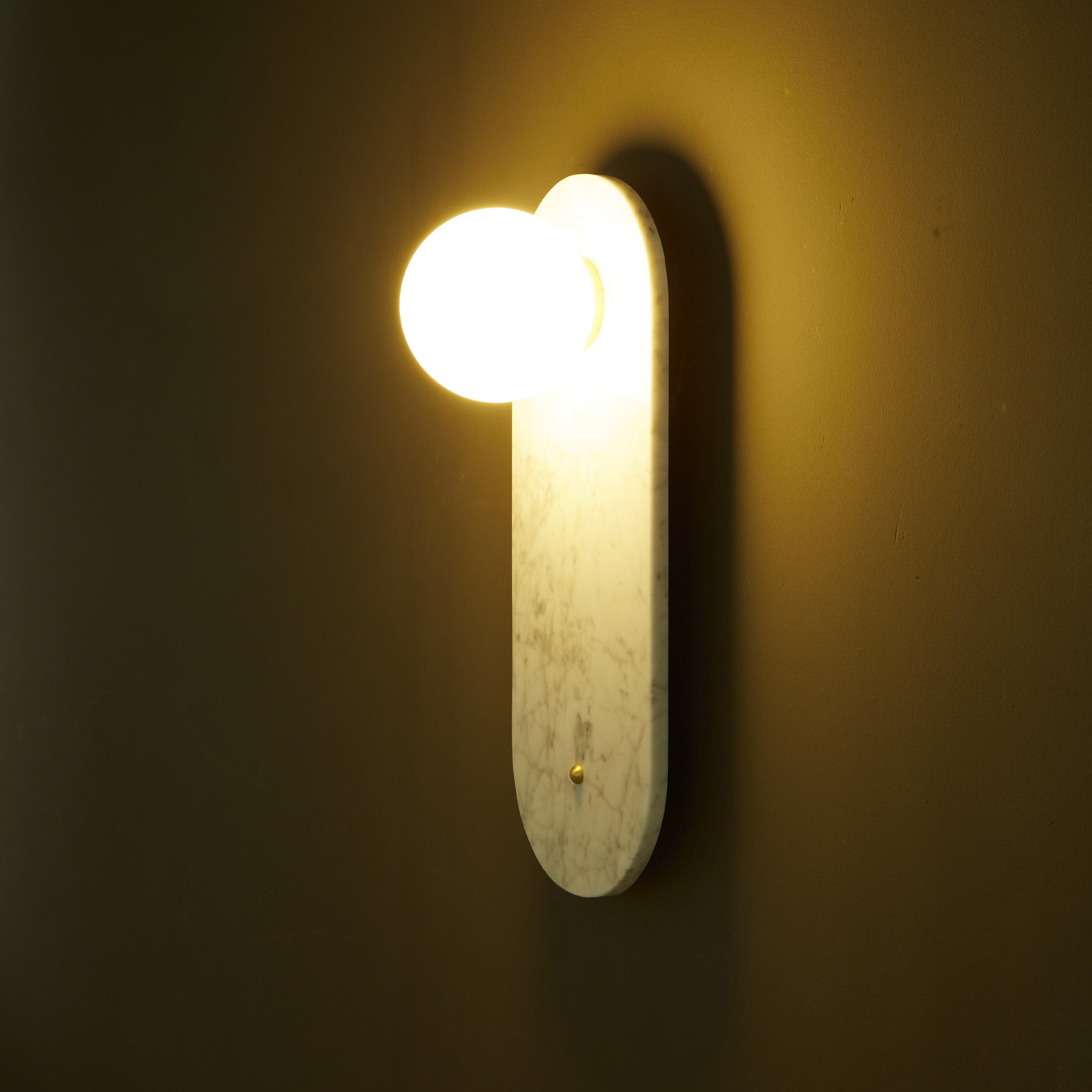 White Marble Wall Lamp 6617-We