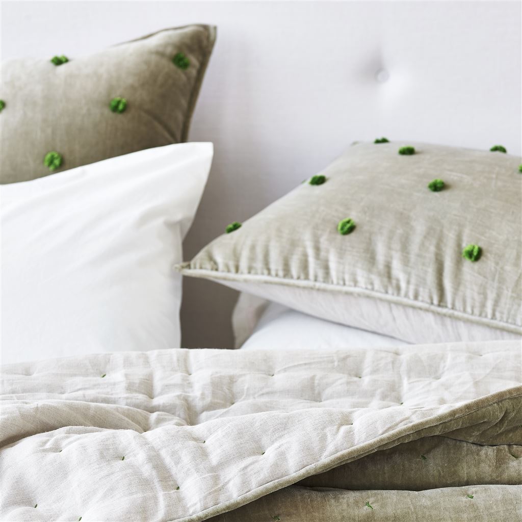 Sevanti Dove Quilted Throws and Shams