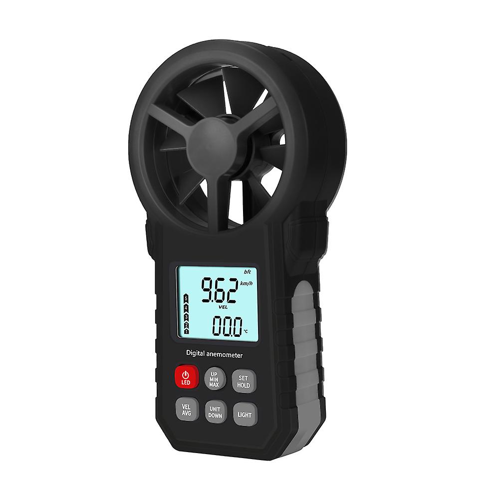 Handheld Anemometer Portable Wind Speed Meter Cfm Meter Wind Gauge With Lcd Backlight For Weather Data Collection Outdoors Sailing Surfing Fishing No.