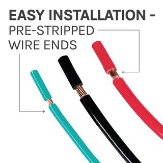 Cambridge 34 in. x 4 ft. 82 and 101 Non-Metallic Flexible PVC Conduit AC Whip Cable 200053