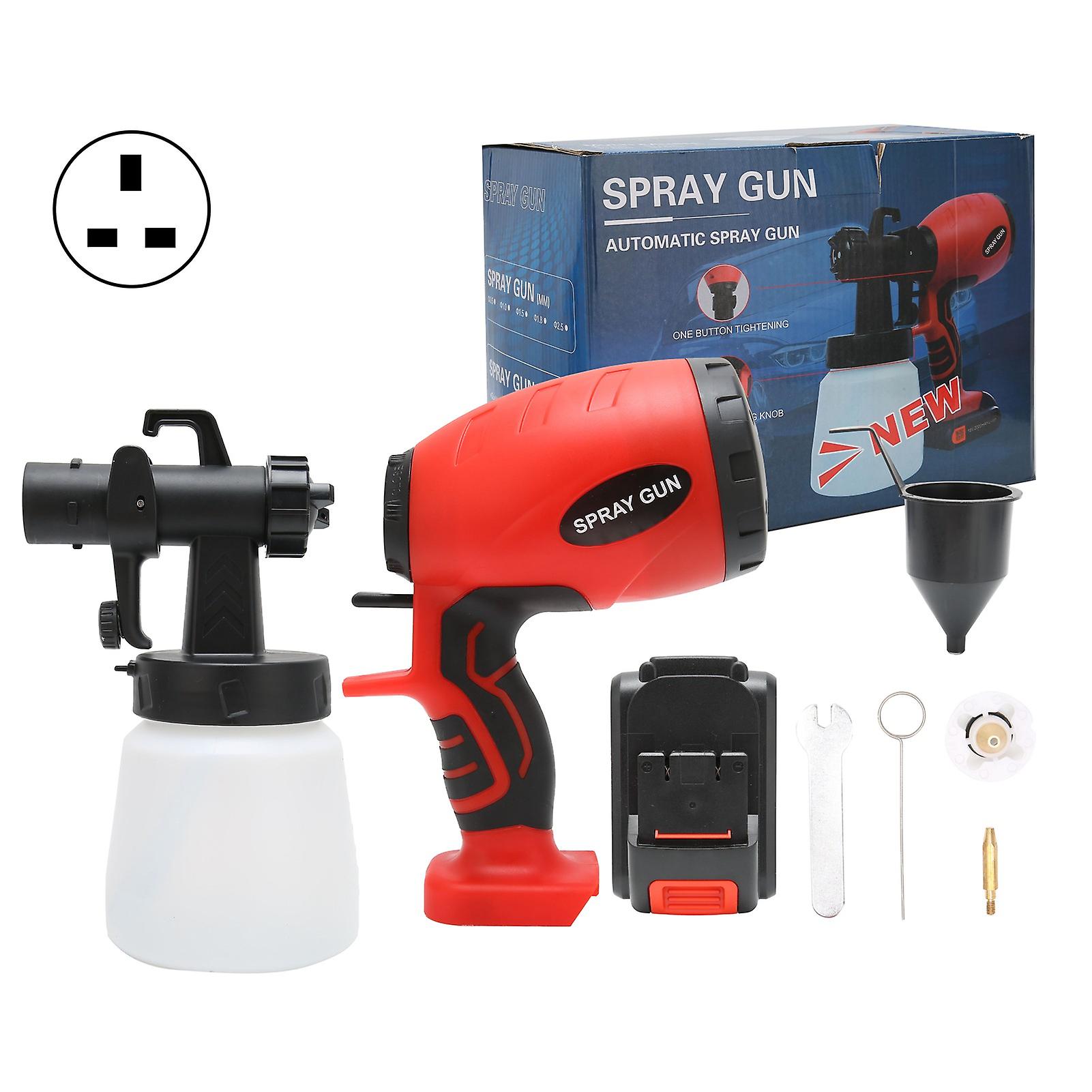 Hand Held Spray Guns Household Cordless Electric Paint Sprayer Home Improvement 100240vuk Plug