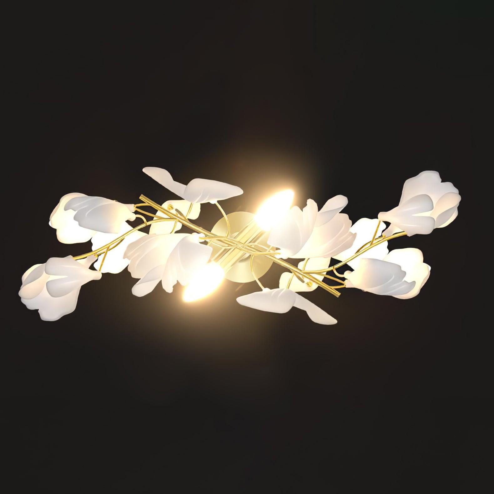 Gingko Flowers Plug-in Wall Lamp