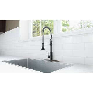 Design House Spencer Single Handle Pull Down Sprayer Kitchen Faucet in Oil Rubbed Bronze 593871