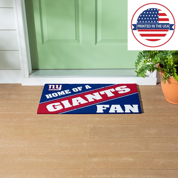 Evergreen New York Giants Pvc Mat Color