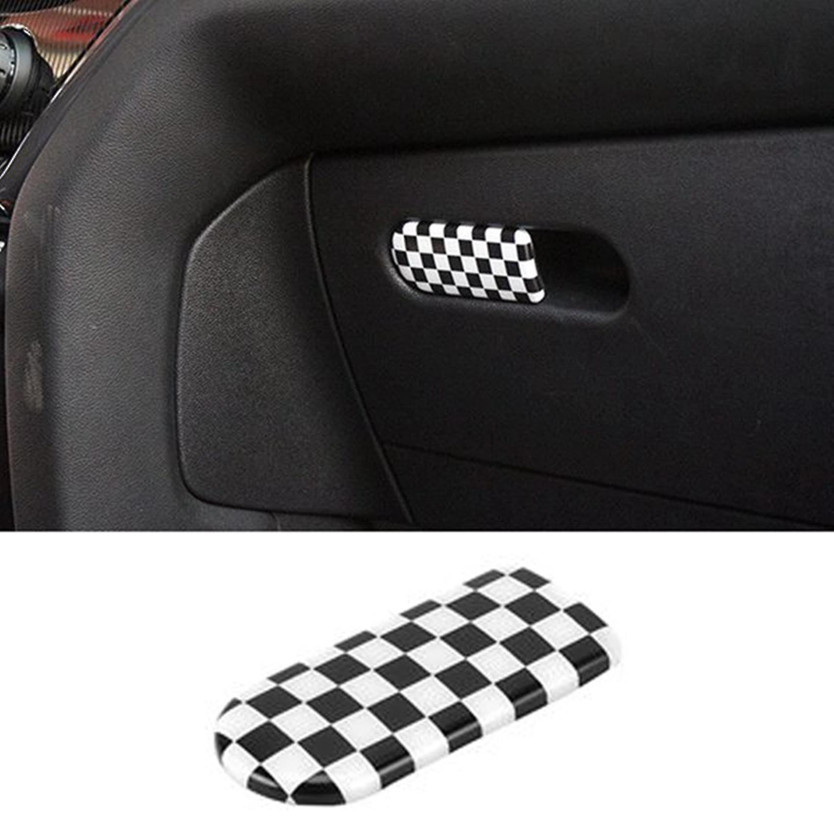 Car Glove Box Handle Storage Box Trim Cover Storage Box Sticker Bowl Cover For S F54 F60 Black Red