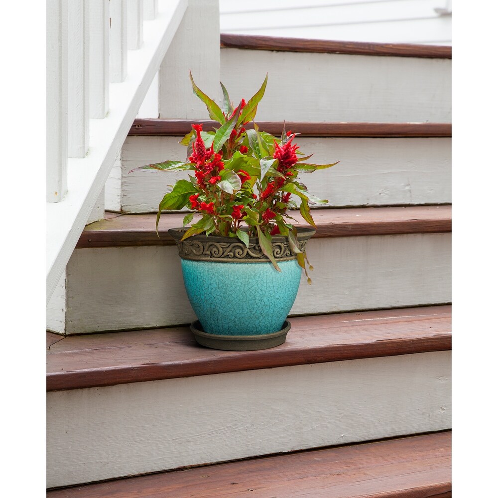 Southern Patio Cadiz Planter  2 Pack   8\