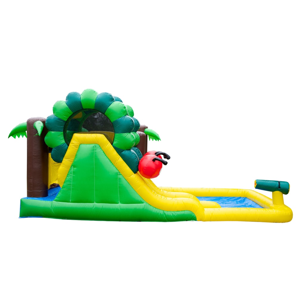 JumpOrange Caterpillar Water Slide and Bounce House