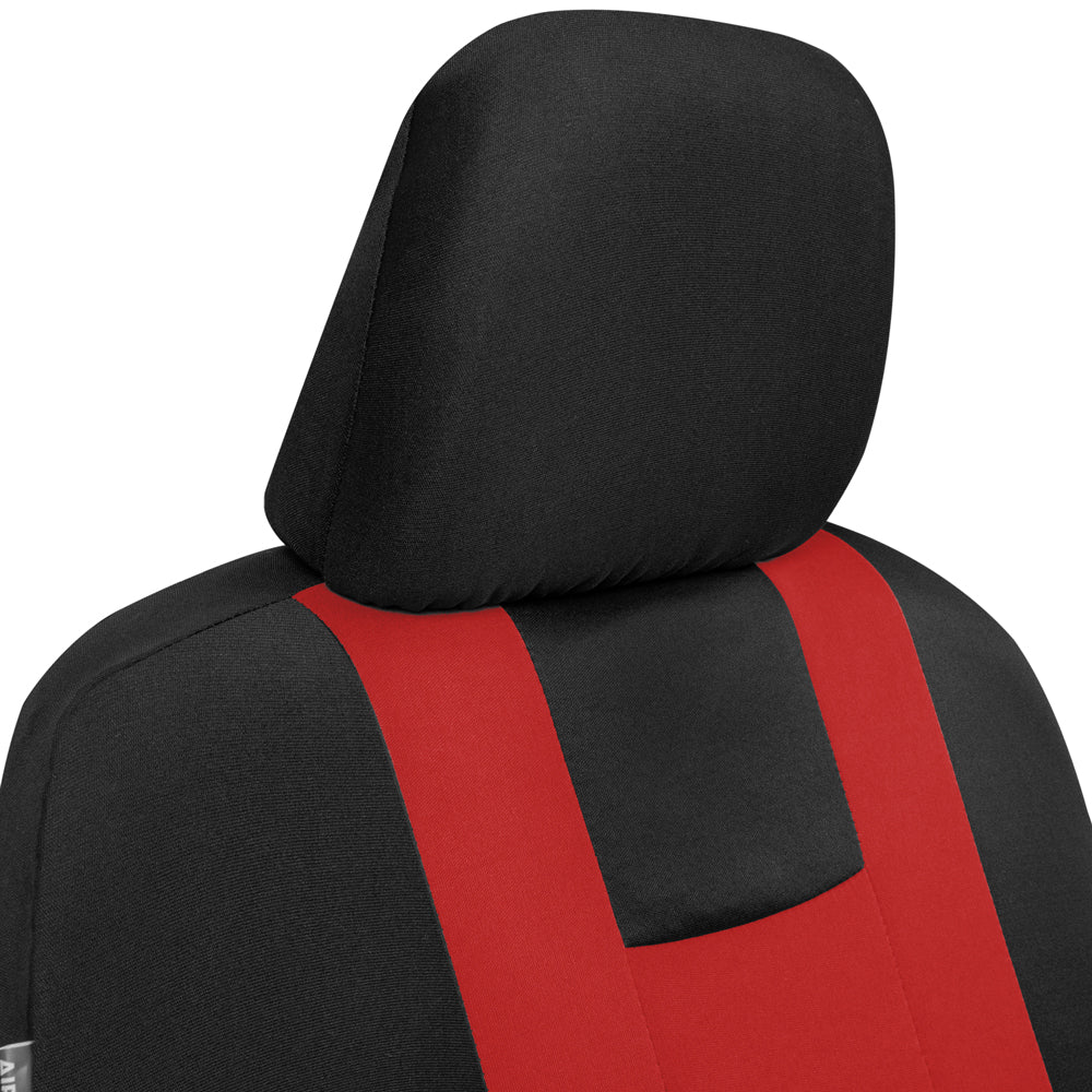 carXS Forza Red Car Seat Covers Full Set， Front and Back Seat Covers for Cars