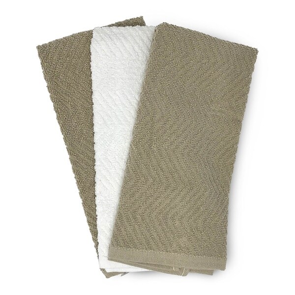 3-Pack All-Cotton Kitchen Dish Towel Set