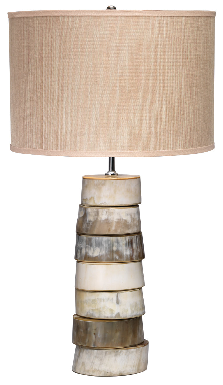 Stacked Horn Table Lamp