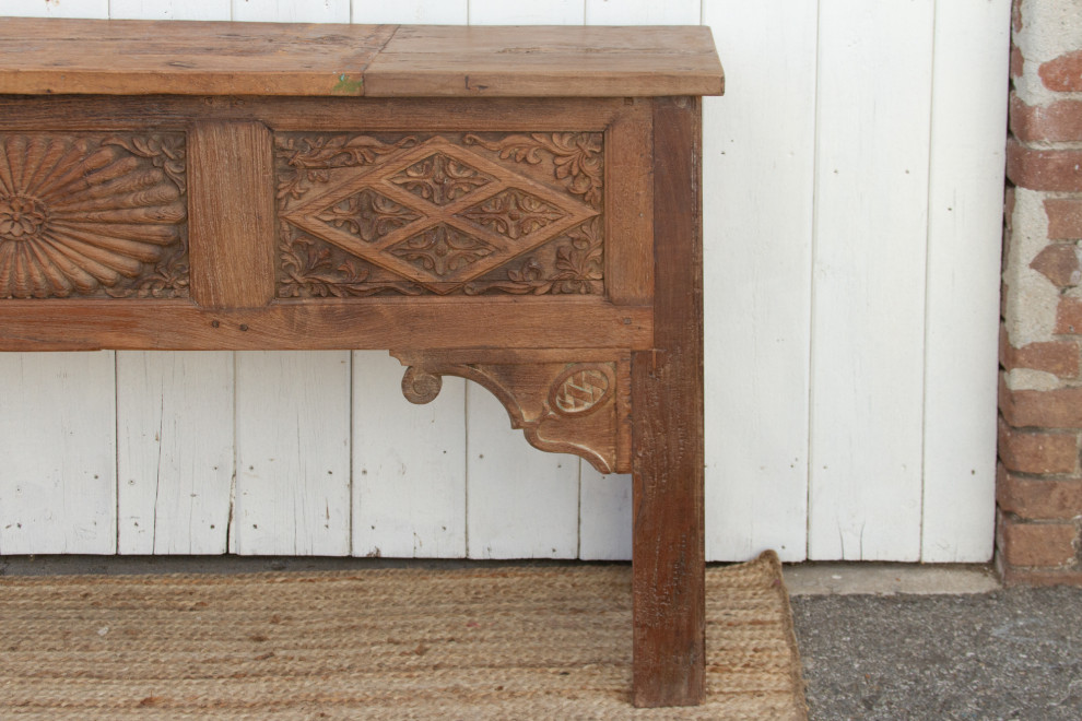 Fabulous Southern Indian Carved Console   Eclectic   Console Tables   by De cor  Houzz