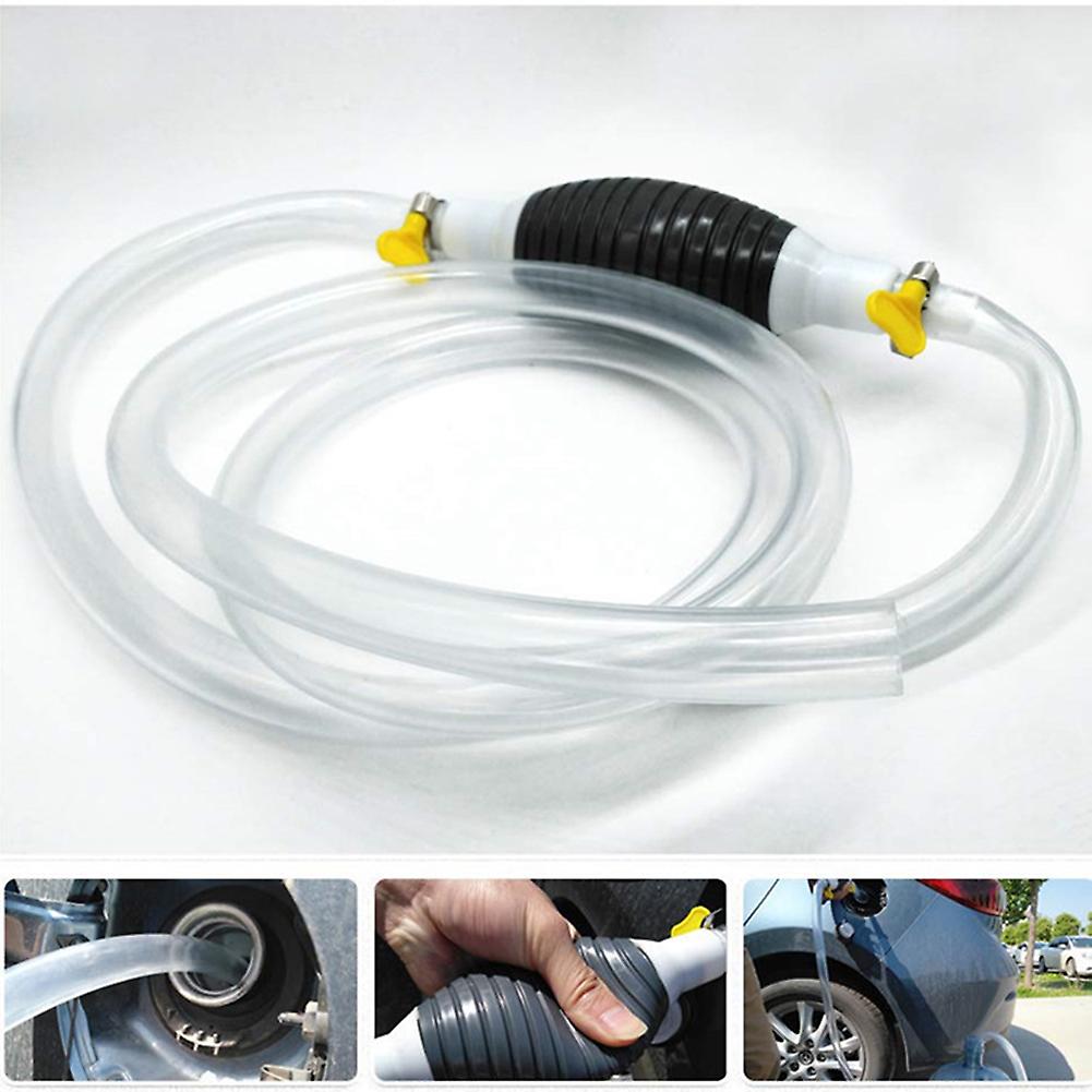 Manual Oil Extractor Oil Out Indication High Flow Oil Pipe Strong Seal 1.5m