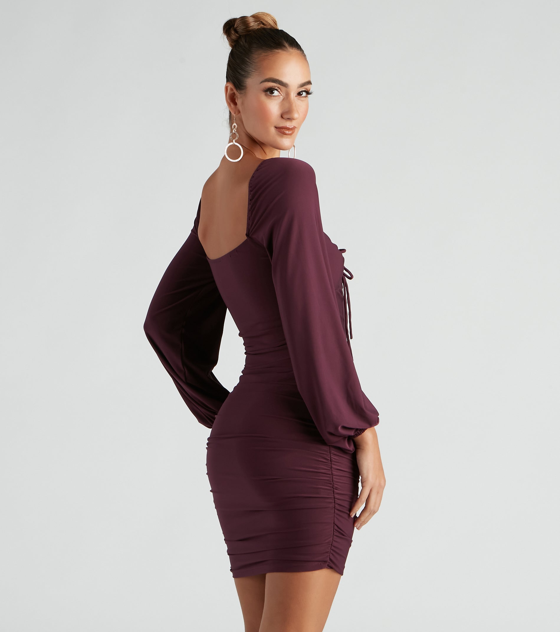 Such A Sweetheart Mini Ruched Dress