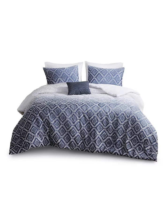 Intelligent Design Ava Ombre 3-Pc. Comforter Set， Twin Twin XL