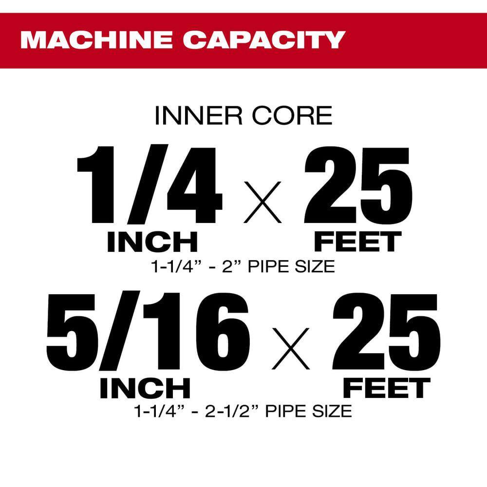 MW M12 12V Lithium-Ion Cordless Auger Snake Drain Cleaning Kit with M12 HACKZALL Reciprocating Saw 2571-21-2420-20