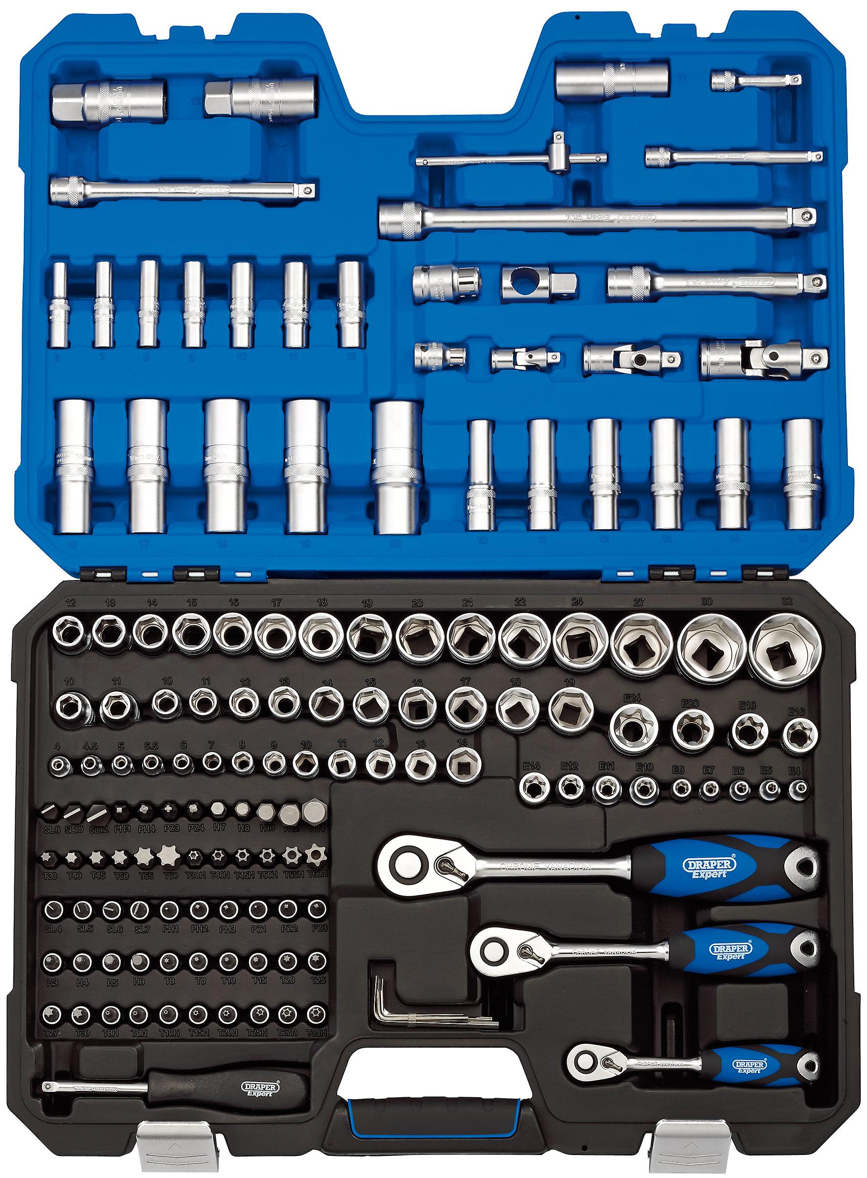 Draper 16461 149pc 1/4andquot; 3/8andquot; 1/2andquot; Socket Set