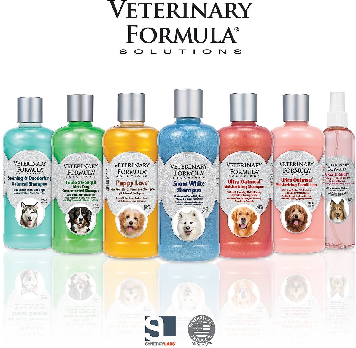 Veterinary Formula Solutions Snow White Whitening Shampoo for Dogs and Cats