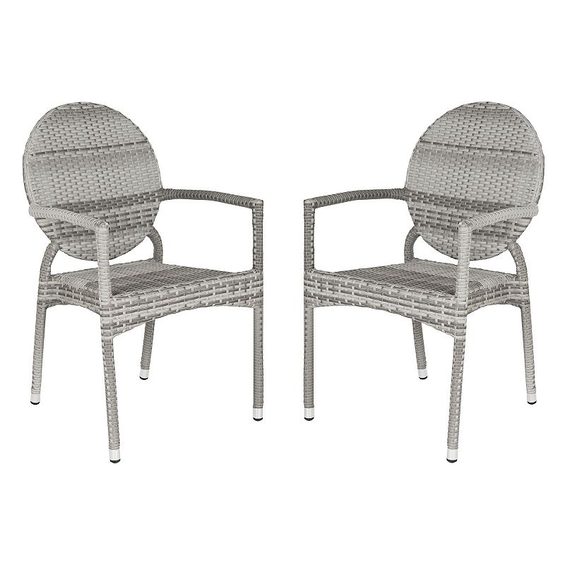 Safavieh 2-pc. Valdez Stackable Arm Chair Set - Indoor and Outdoor