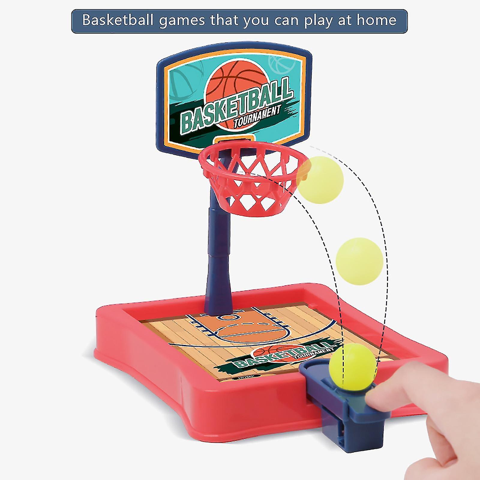 Children's Mini Board Game Finger Shoot Basketball Machine Parent-child 2pcs