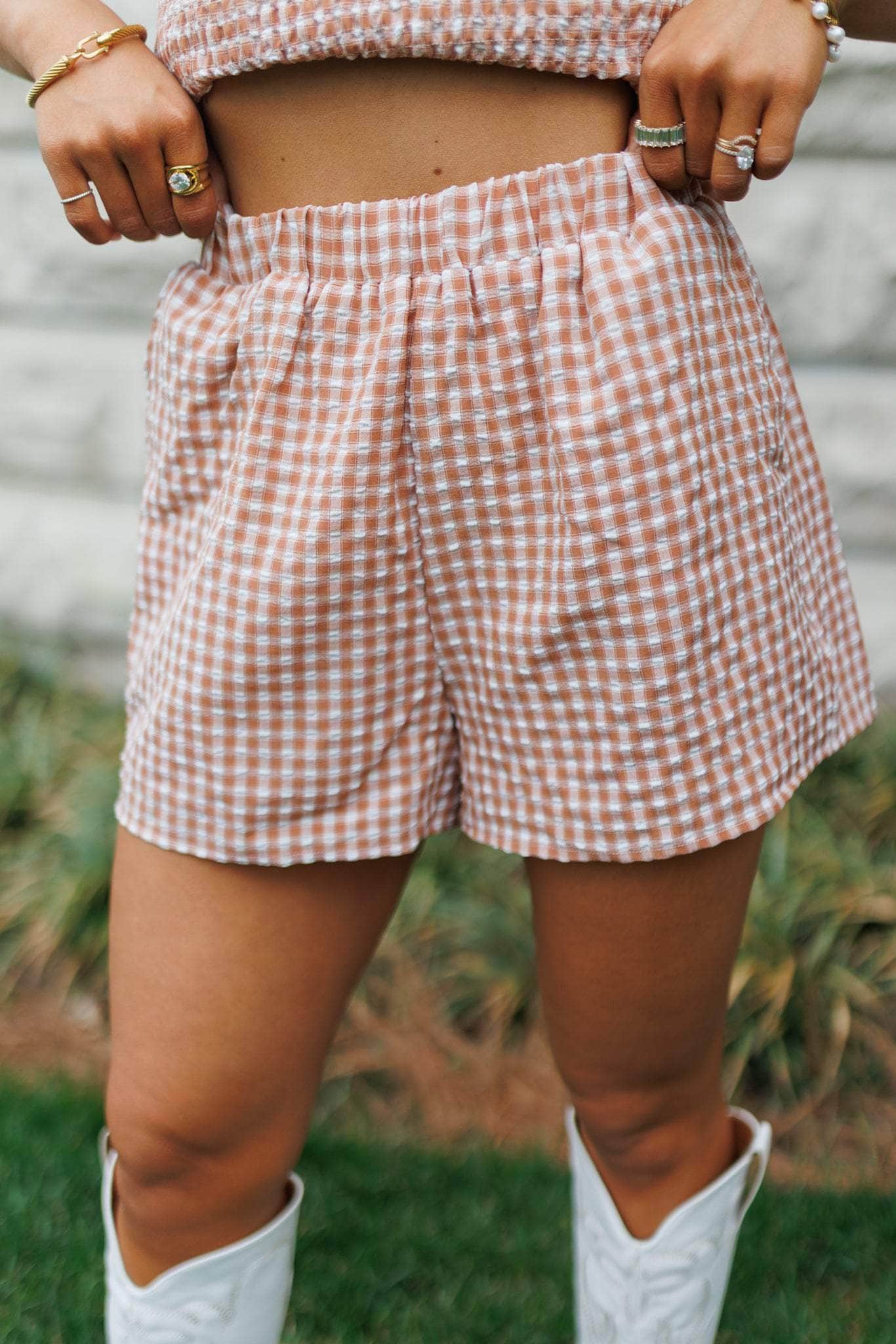 Gingham Sweetie Shorts