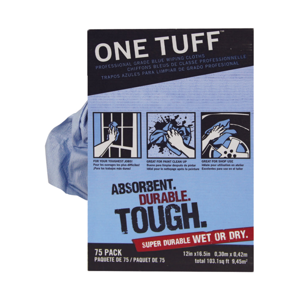 WIPE CLOTH ONE TUFF 75PK