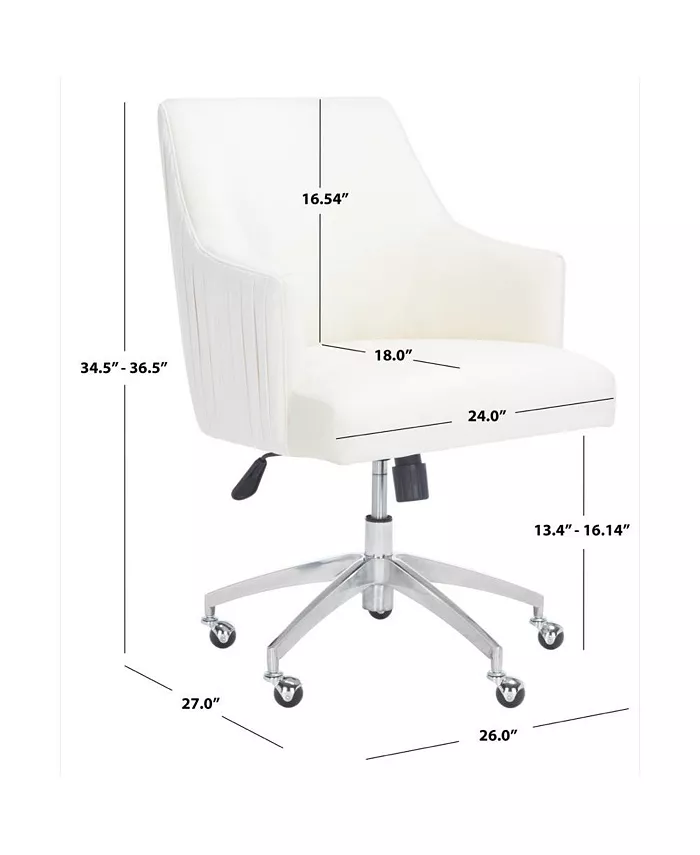 Safavieh Kaisley Puckered Office Chair