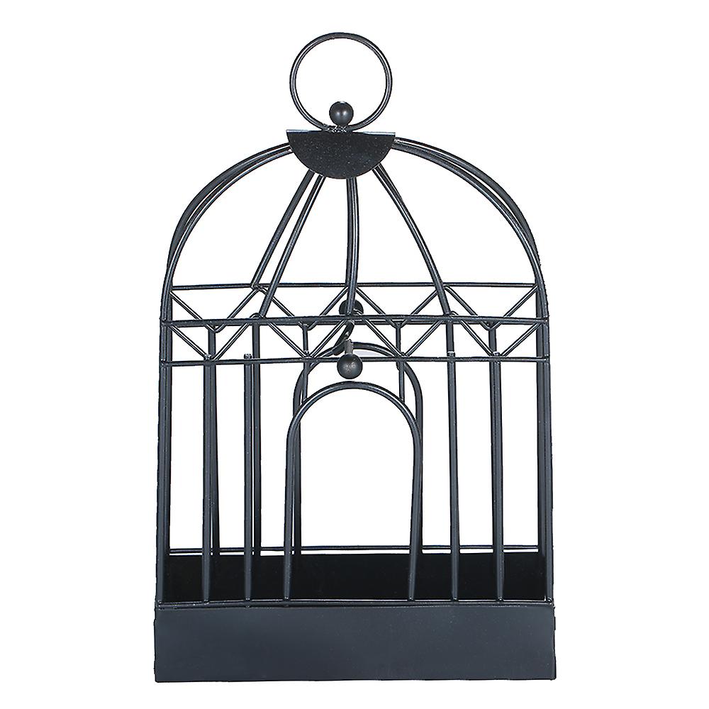 13*4.5*21.5cm Birdcage Shape Iron Mosquito Coil Holder Mosquito Repellent Incense Burner Holder For Indoor Home Living Room Bedroom Hotel White