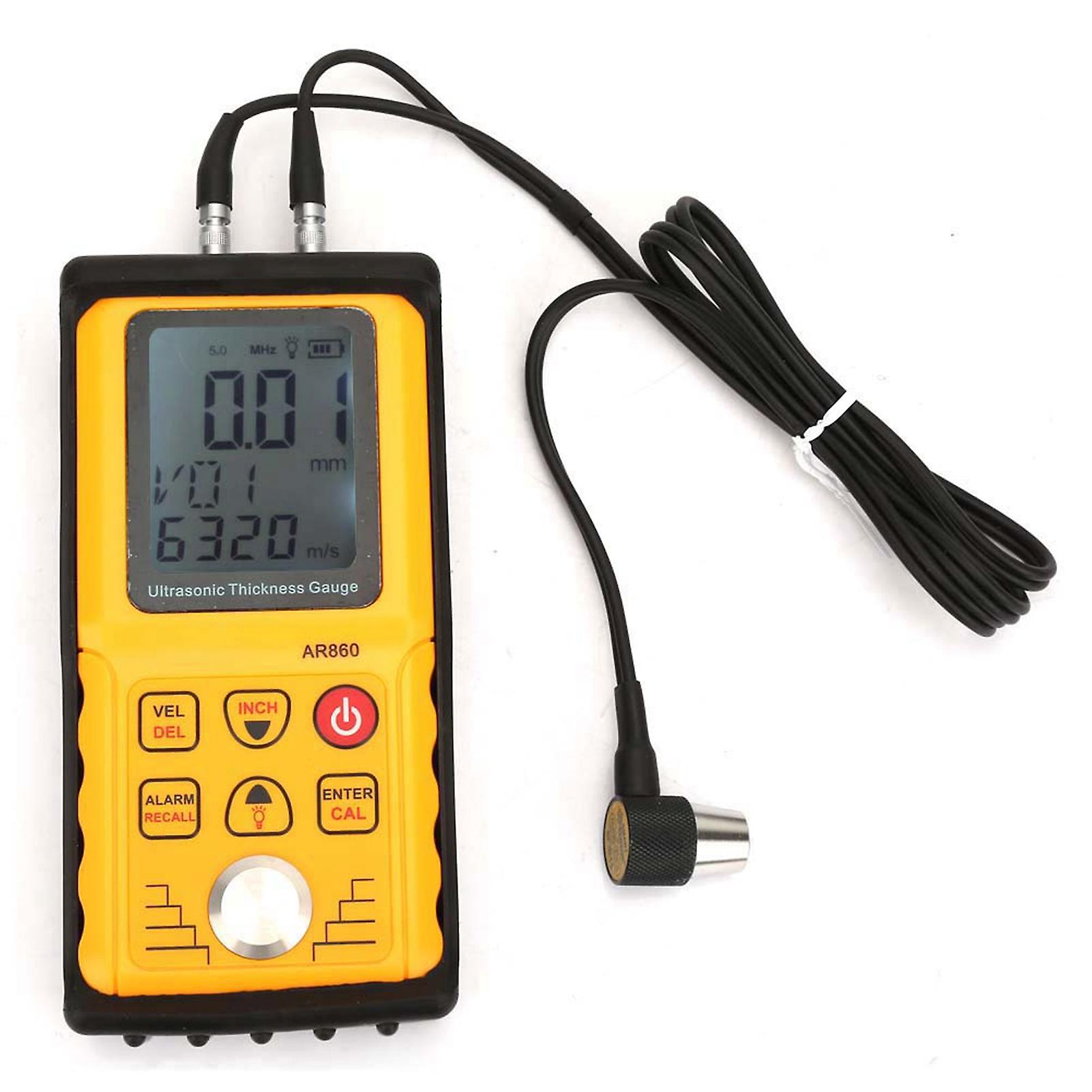 Smart Sensor Ar860 Digital Ultrasonic Thickness Gauge Tester Measuring Range 1.0-300.0mm(steel)