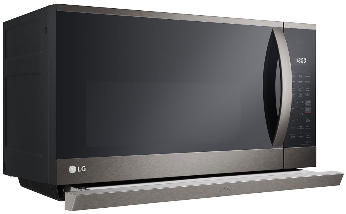 LG 2.1 Cu. Ft. PrintProof Black Stainless Steel Wi-Fi Enabled Over-The-Range Microwave Oven With EasyClean