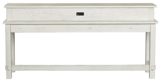 Modern Farmhouse White Console Bar Table   Farmhouse   Console Tables   by Homesquare  Houzz