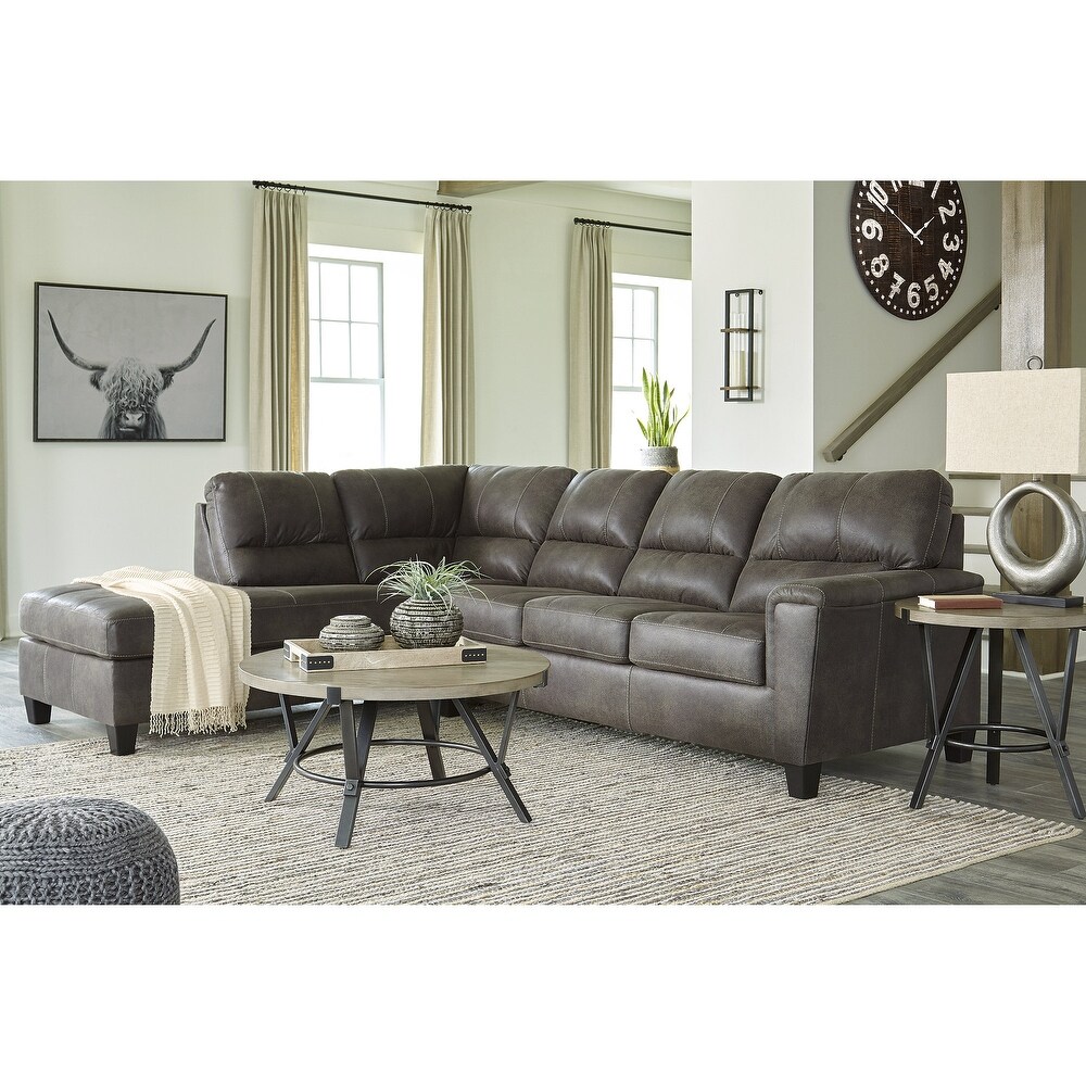 Signature Design by Ashley Navi 2 Piece Sectional with Chaise   117\