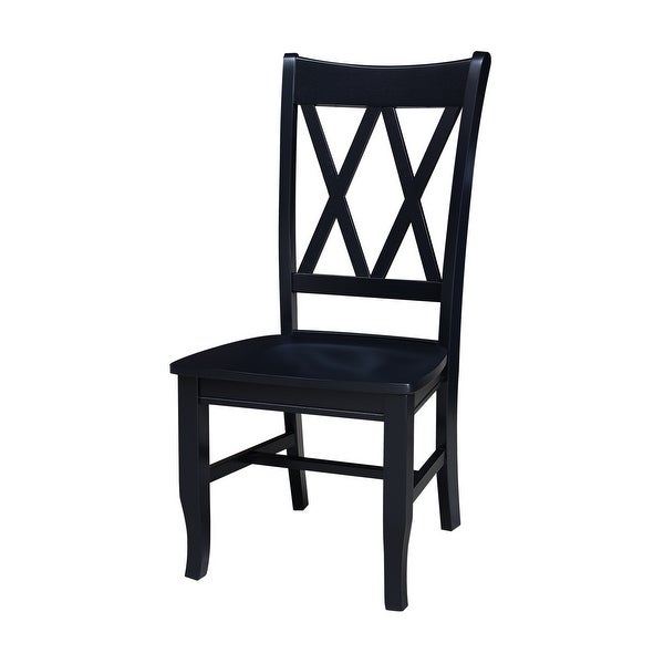 Double XX Solid Wood Chairs - Set of Two