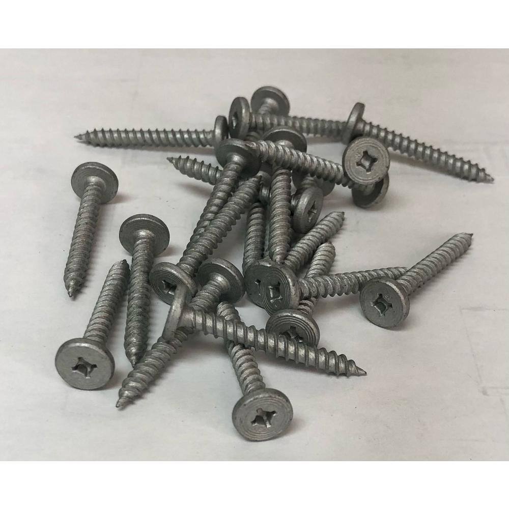 Silvermine Stone 0.47 in. x 1.5 in. EA Stone Veneer Siding Fasteners (Package of 100 Fasteners) XX-XX-X1-SW