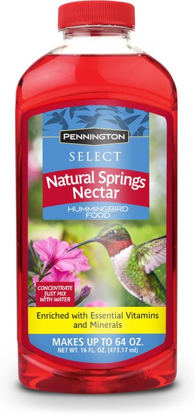 Pennington Natural Springs Nectar Hummingbird Food Concentrate， 16-oz bag