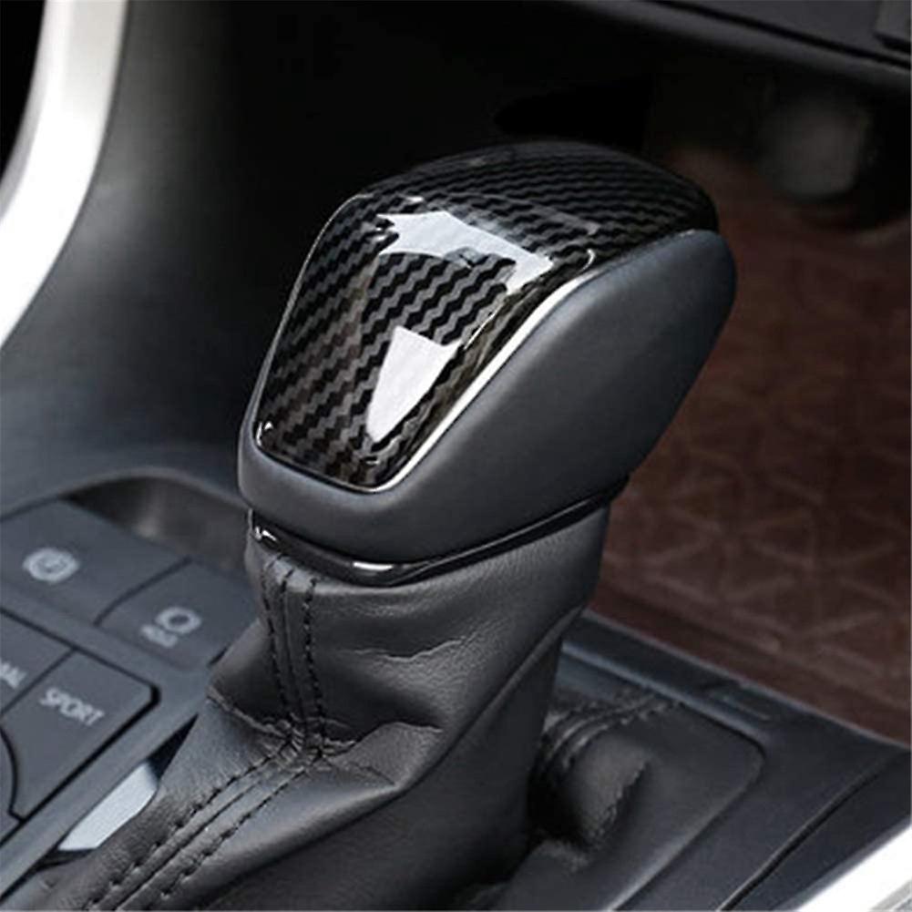 Car Gear Knob Trim Cover Gear Shift Knob Head Decoration Sticker For Rav4 2019-2020