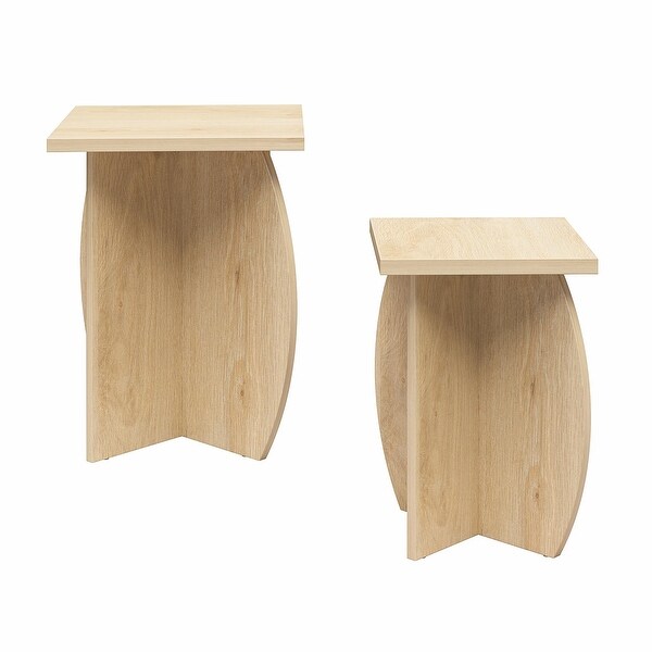 The Novogratz Voler Set of 2 Nesting End Tables