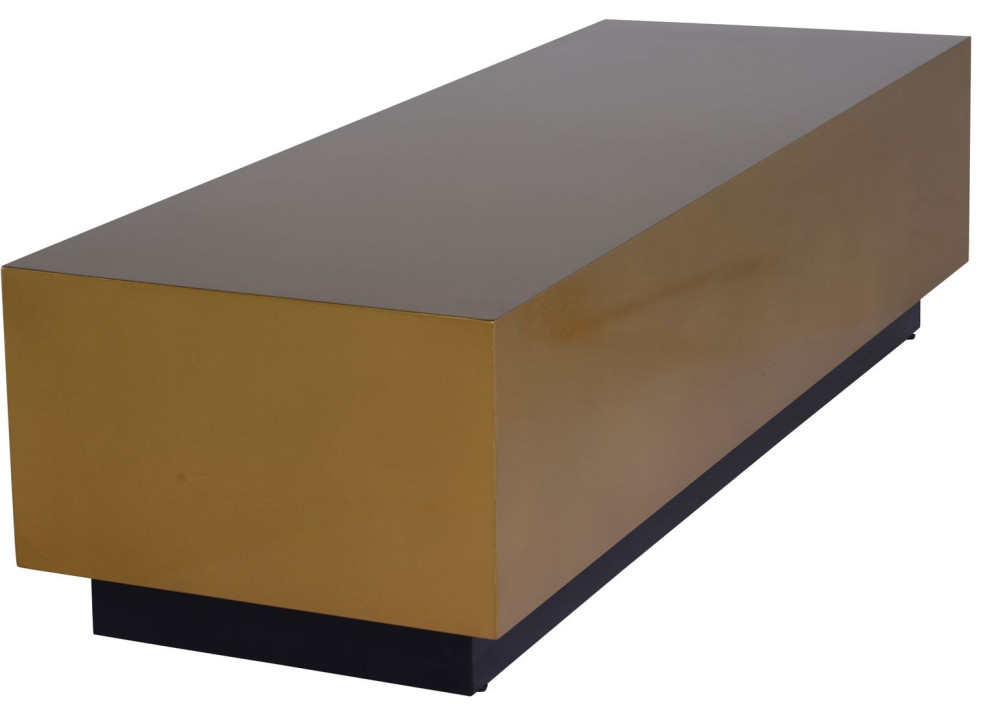 Nuevo Furniture Asher Coffee Table in Gold   Contemporary   Coffee Tables   by Unlimited Furniture Group  Houzz