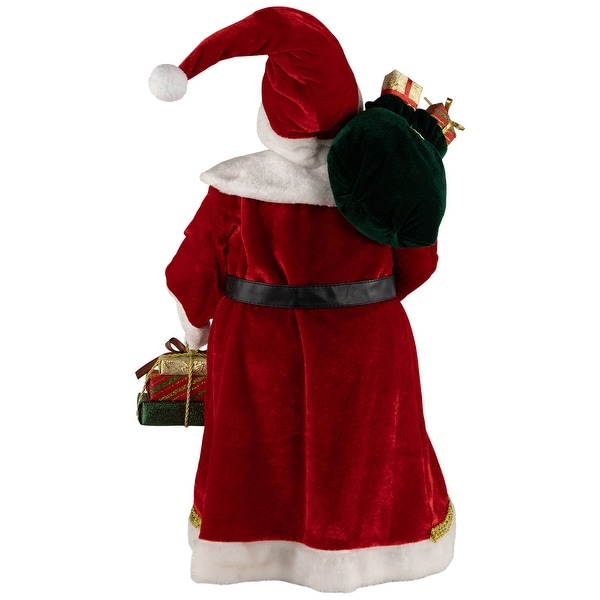 Nordic Style Santa Claus with Gifts Christmas Figure